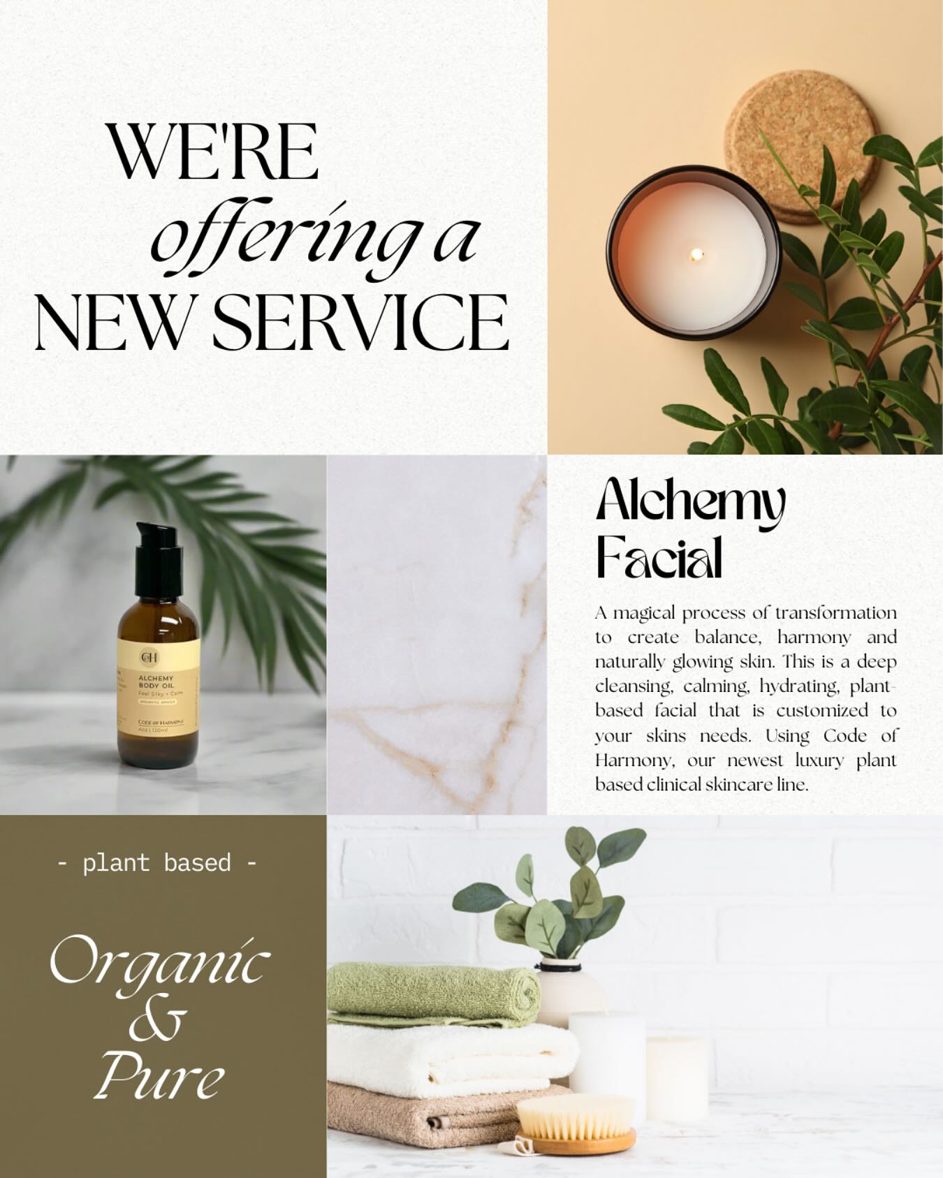 Experience our New Skincare line and treat yourself to a Glowup with our Newest facial! ✨🧖‍♀️

@codeofharmony 
@skintechniques_gabrielle 
@kori_rozar 
@trueheart_center