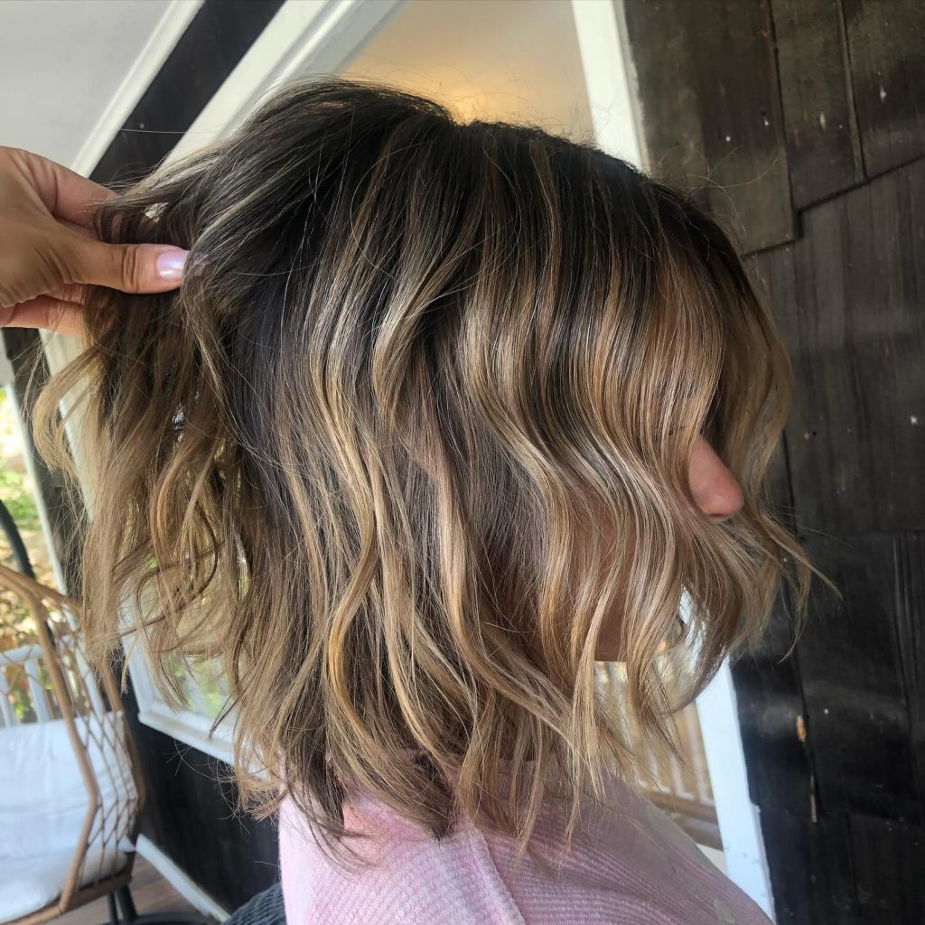 Finding your color, balayage or highlights, with dimensional hair color created through expert hair coloring in Bedminster, offering professional hair services near Warren.